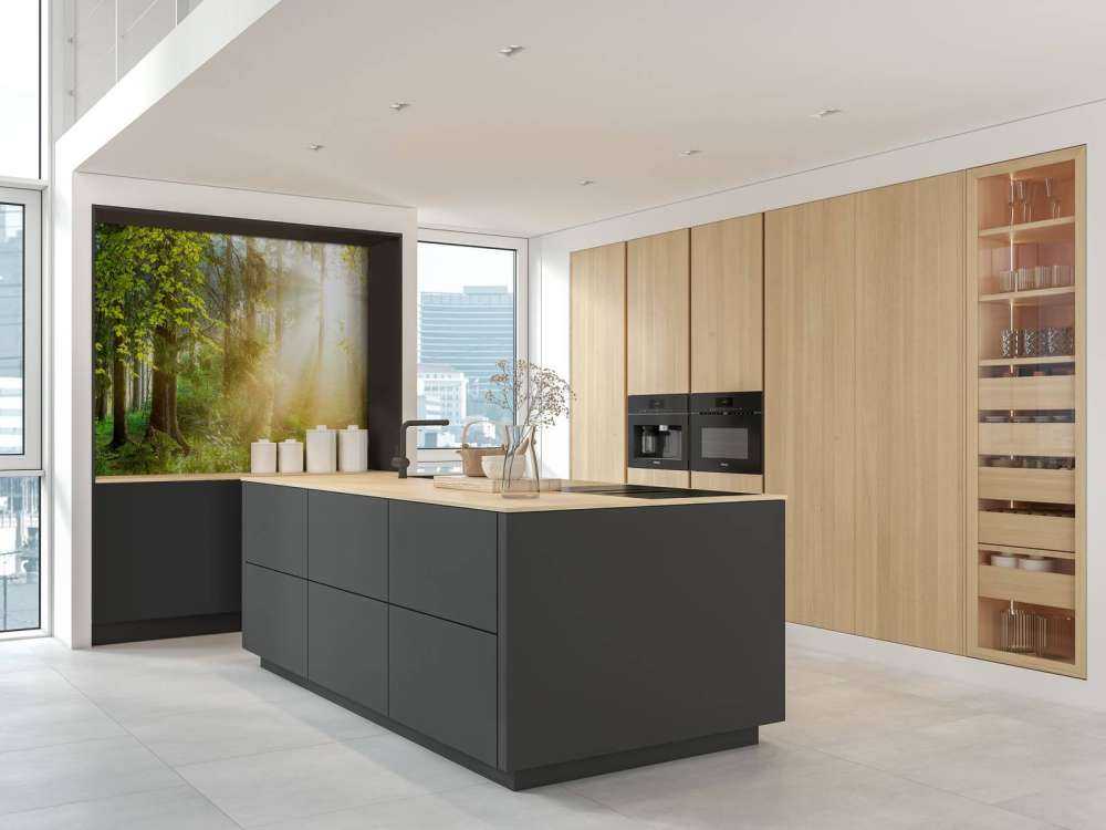 Skoglandskapp ved soloppgang