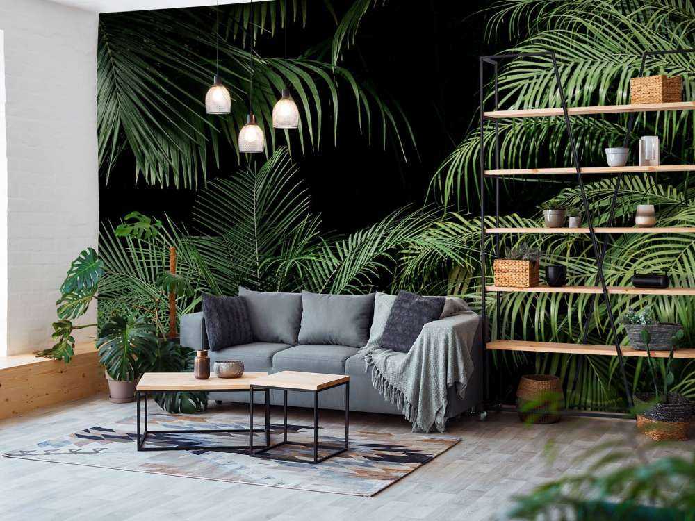 Växt med gröna blad