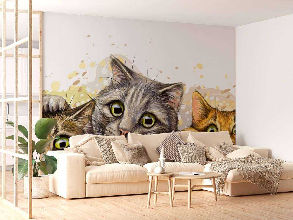 Katter ritning