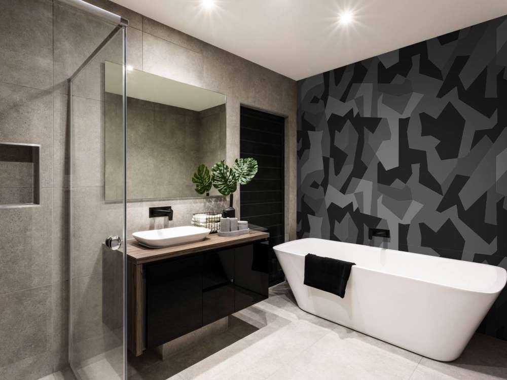 Grått mönster, mörkt