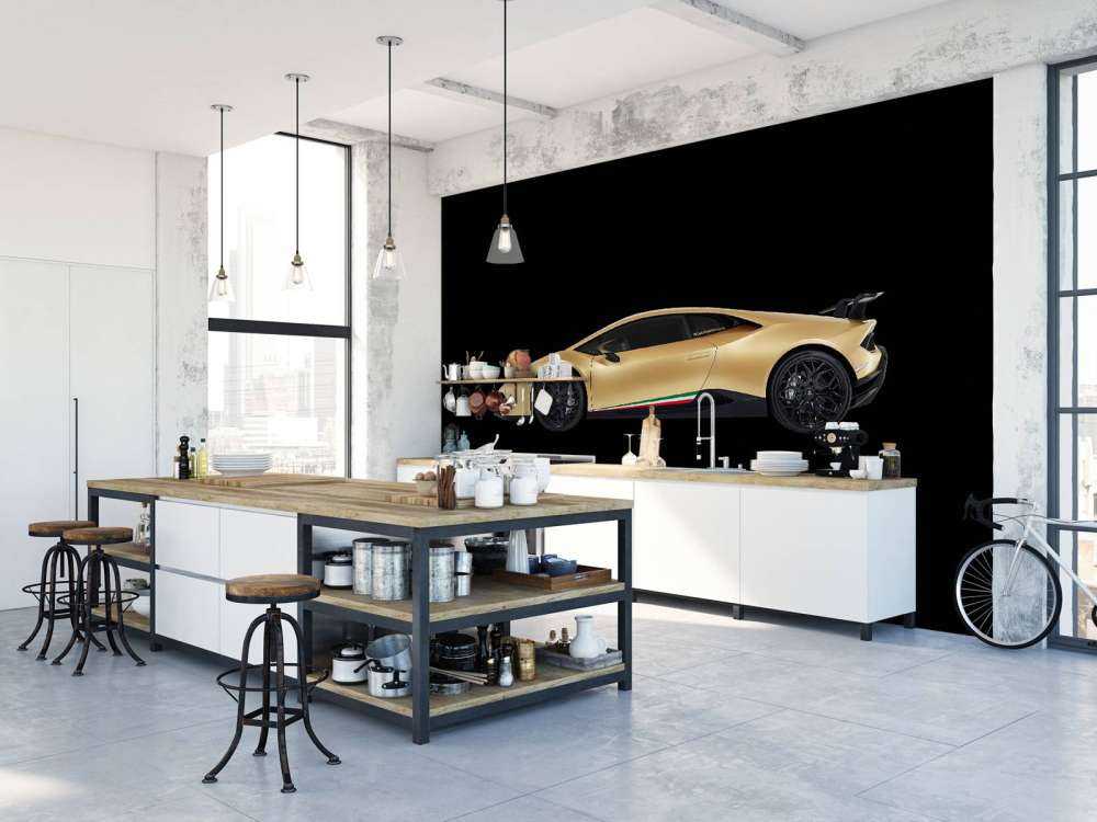 Lamborghini Huracán - Sida, svart