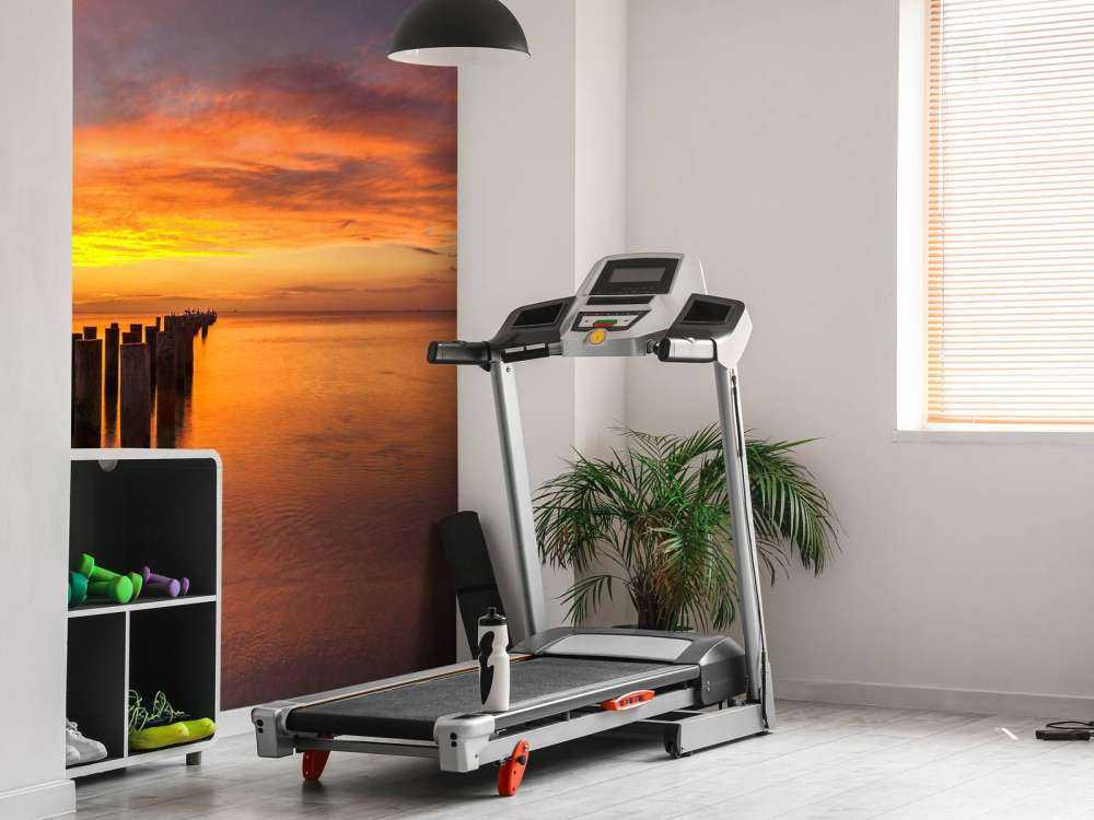 Vågor vid soluppgång