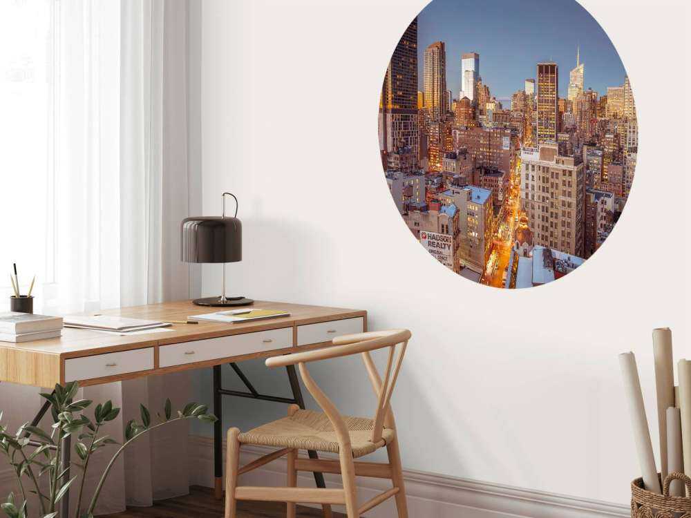 New York på kvällen