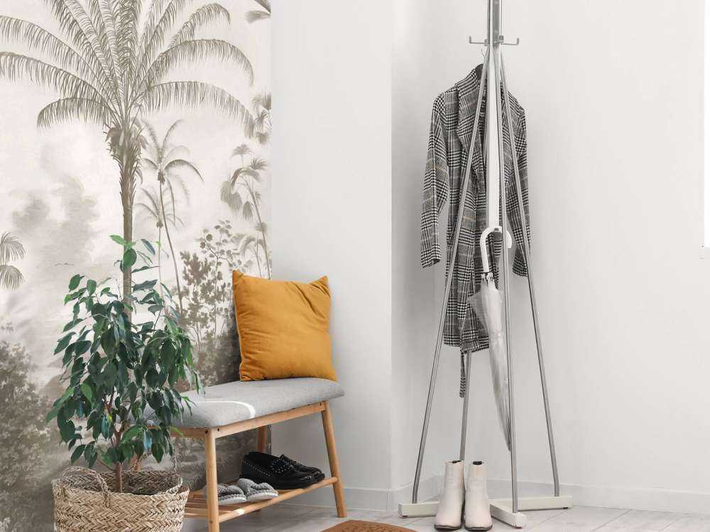 Romantiska tropiker taupe