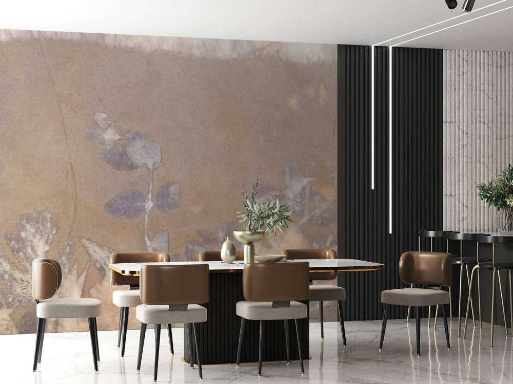 Wilde geranium och snöbär - amber