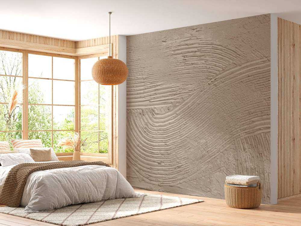 Texturerade linjer i linne