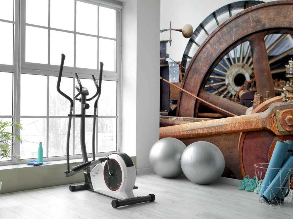 Del av en drivlina i en ångmaskin (B) 