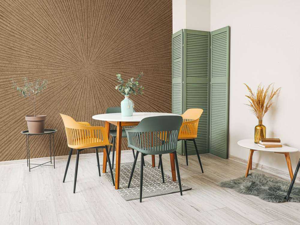 Texturerade linjer i guldbrunt