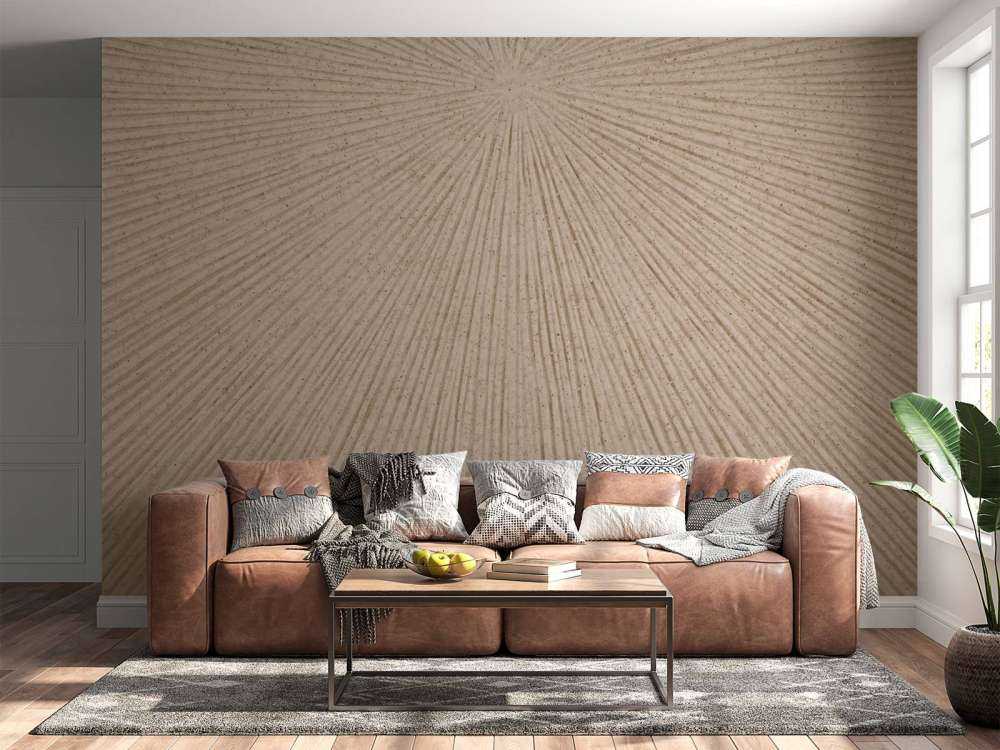 Struktur med linjer i beige-brun färg