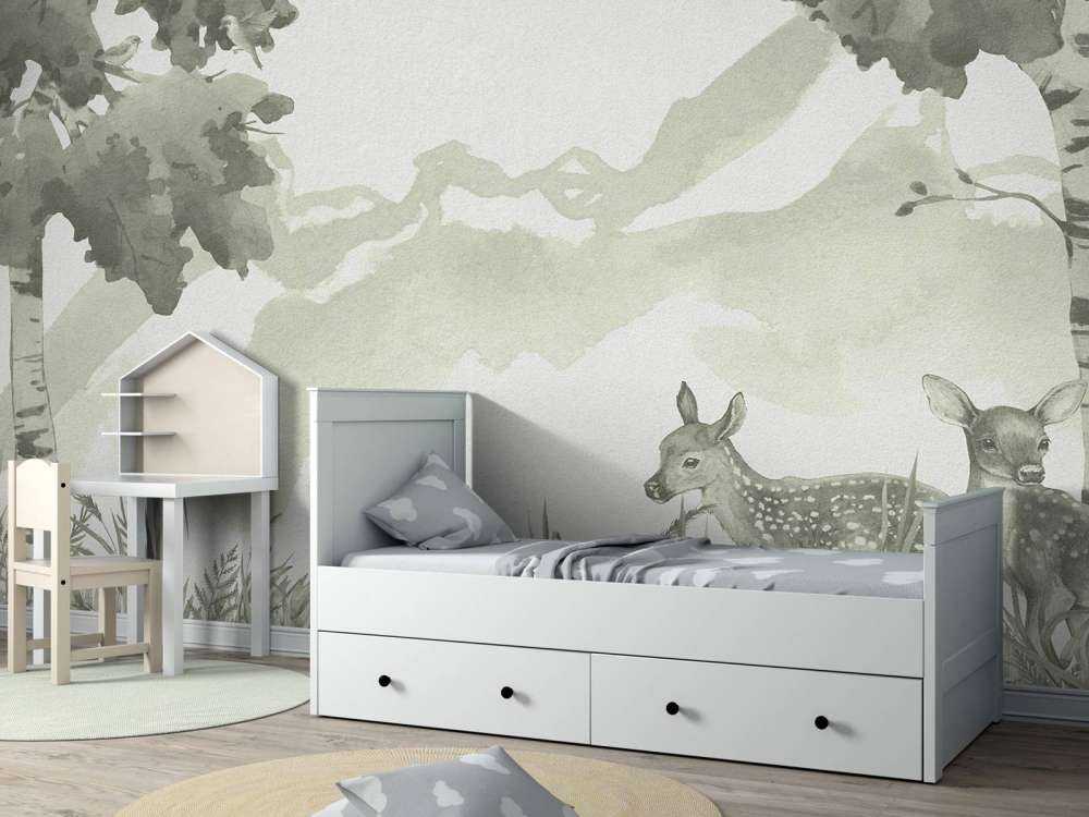 Hjort i grönt