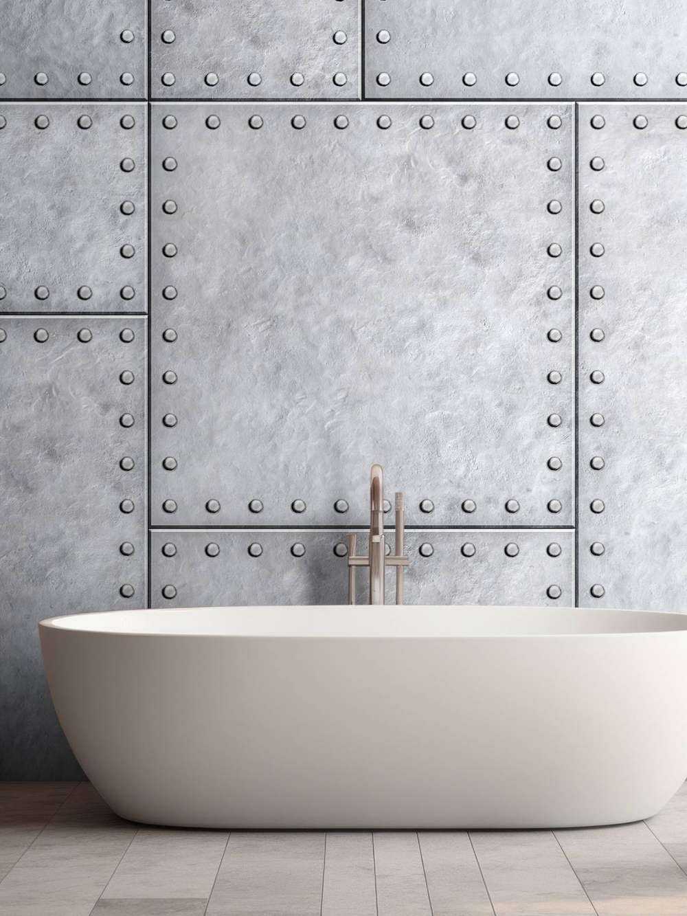 Pansrad metallplatta