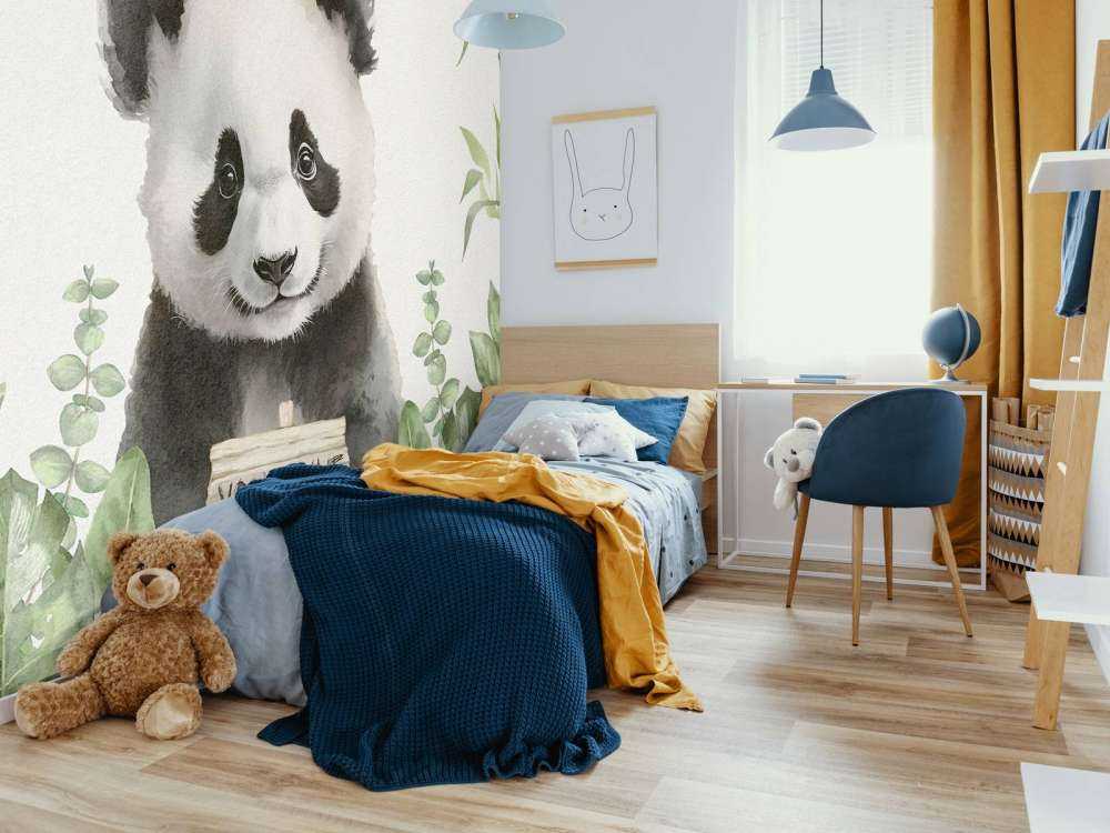 Pandabarn i djungeln