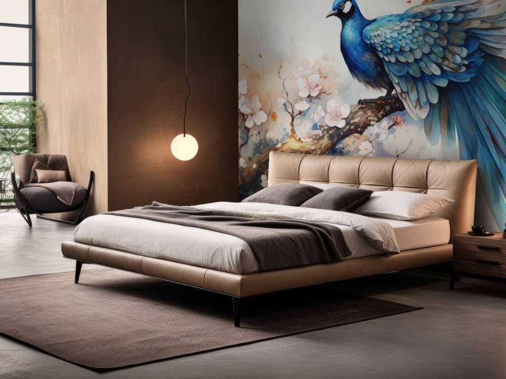 Påfågel i Vårmist