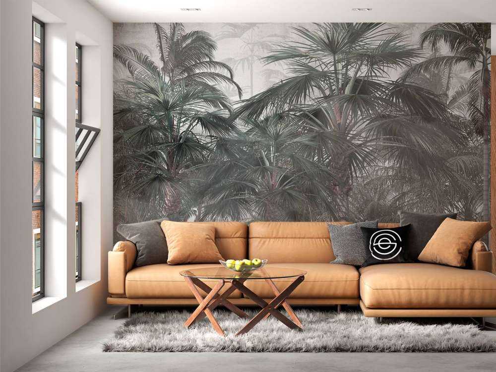 Skymnings Palm Serenitet