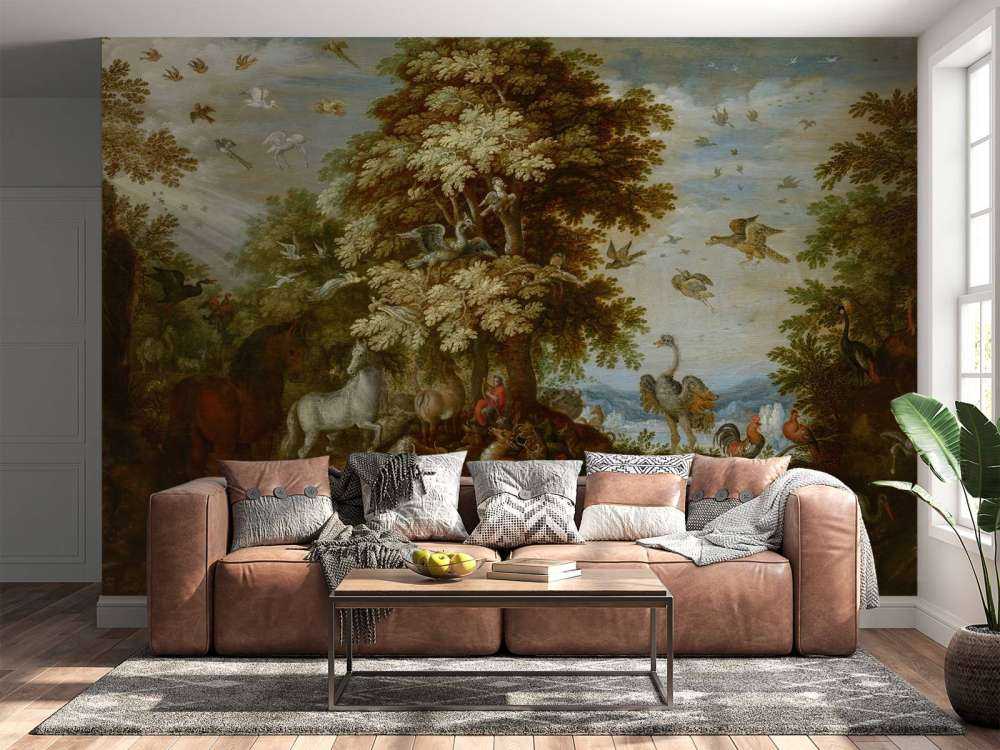 Orfeus fortryller dyrene med sin musik