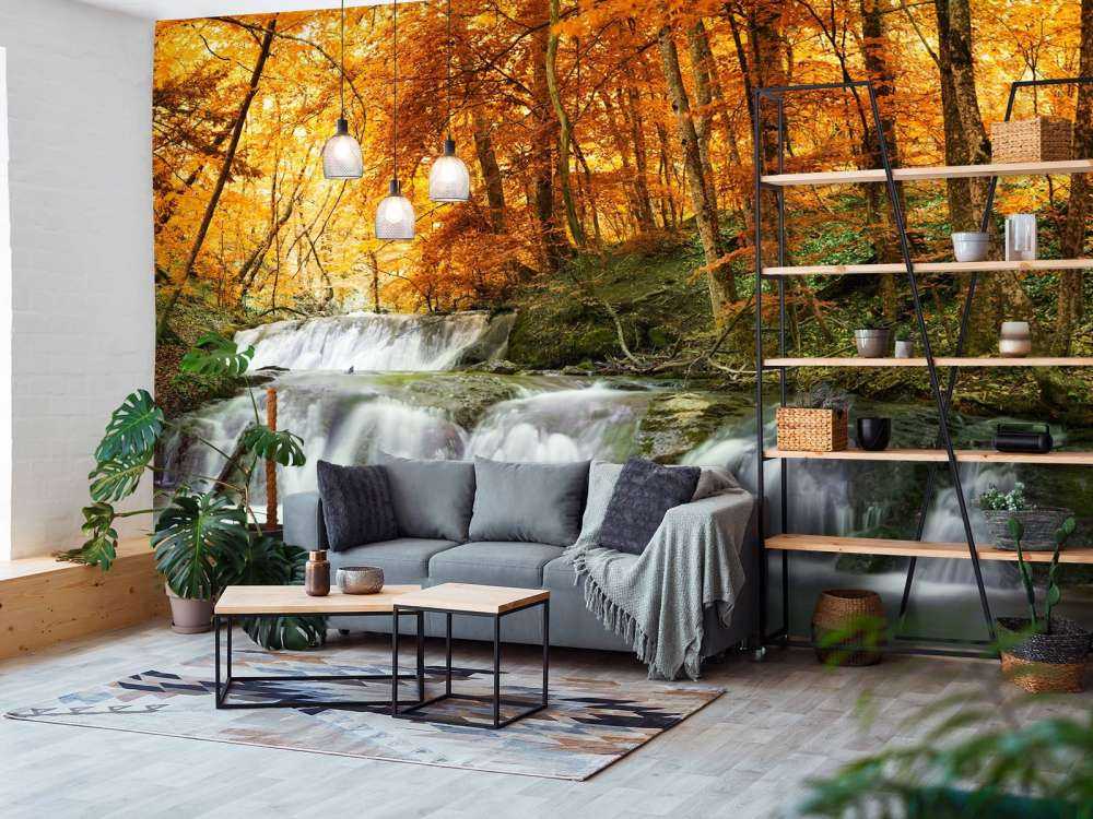 Vandfald om efteråret