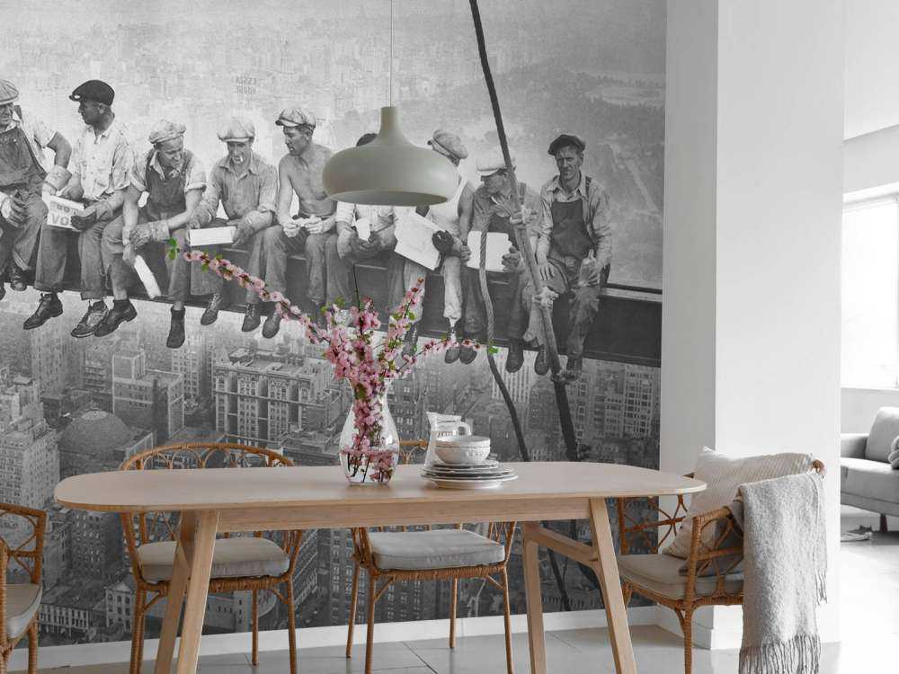 Frokost på en skyskraber