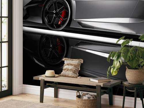 Grå Lamborghini