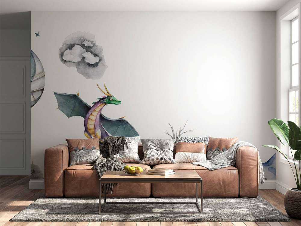 Akvarel drage i akvarel