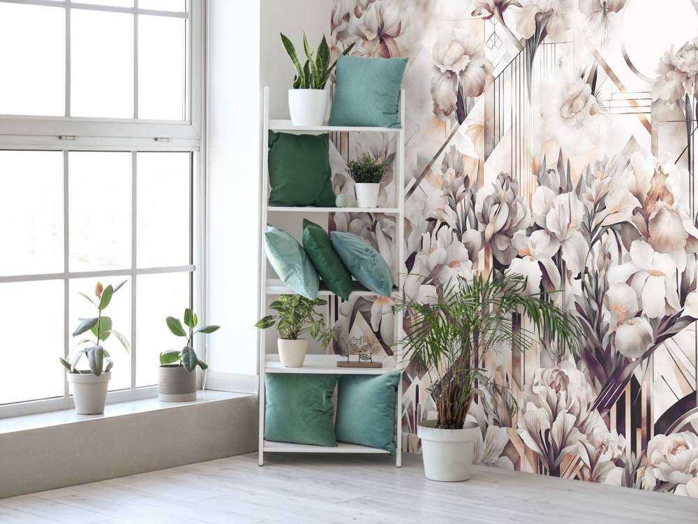 Kæmpe akvarel iris sepia