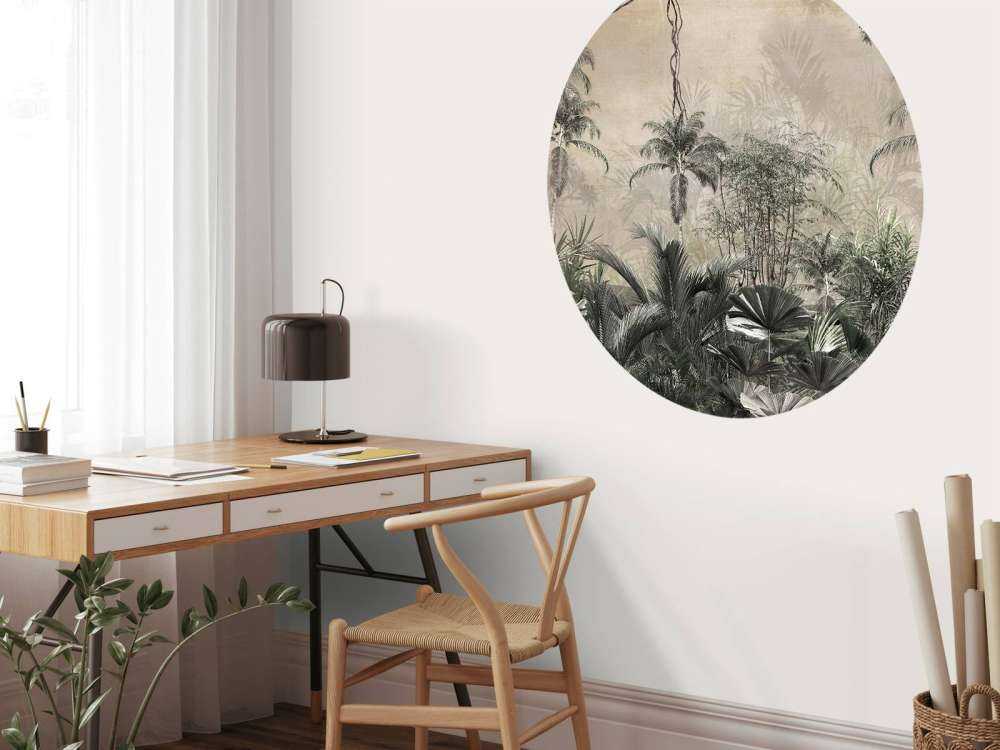 Tropisk skov i tåge