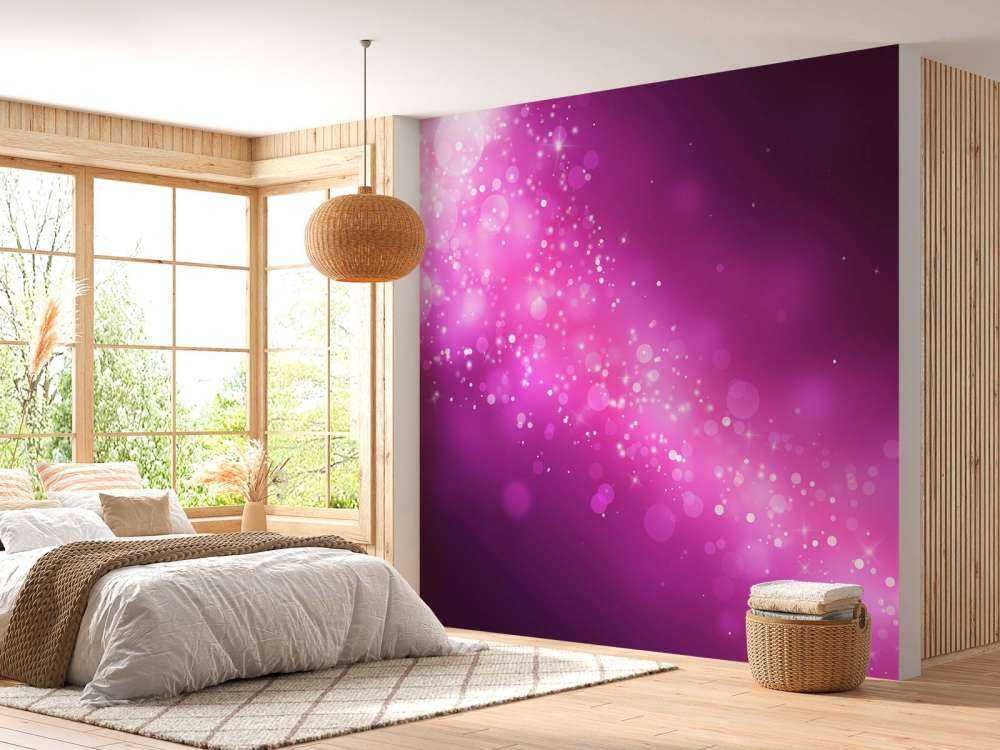 Lyserød glitter glimmer