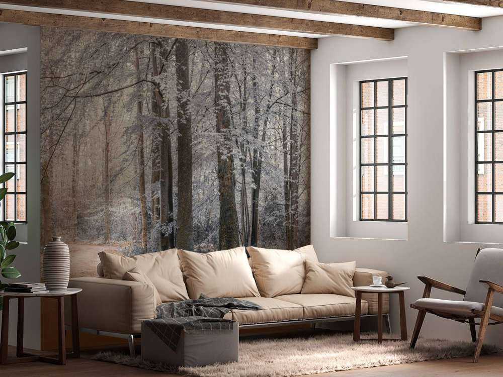 Træer med hvide blade