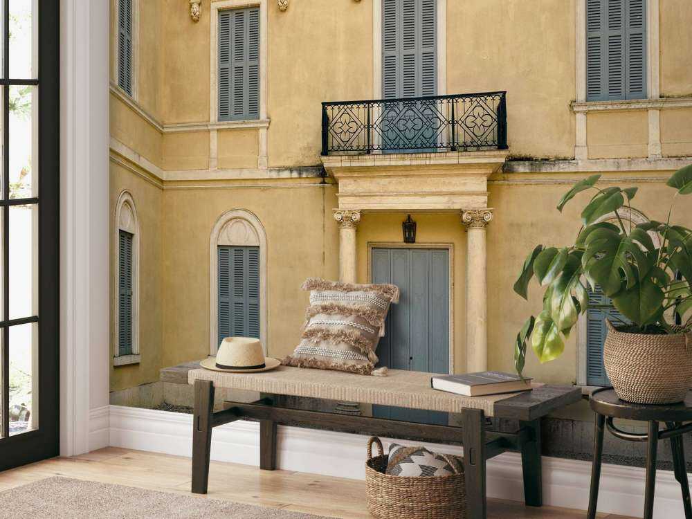 Gammel villa i Italien