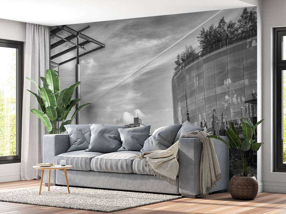 Museumsdepotet i Rotterdam i sort og hvidt 