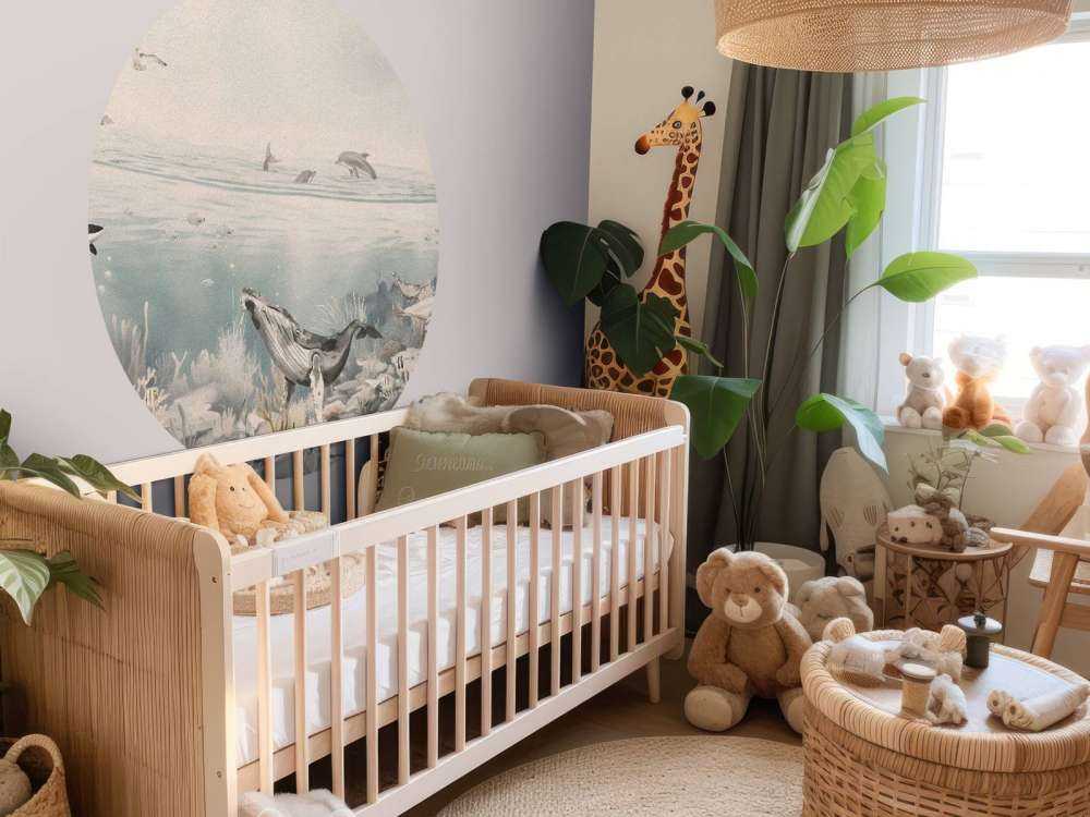 Ocean Landskab med Dyr