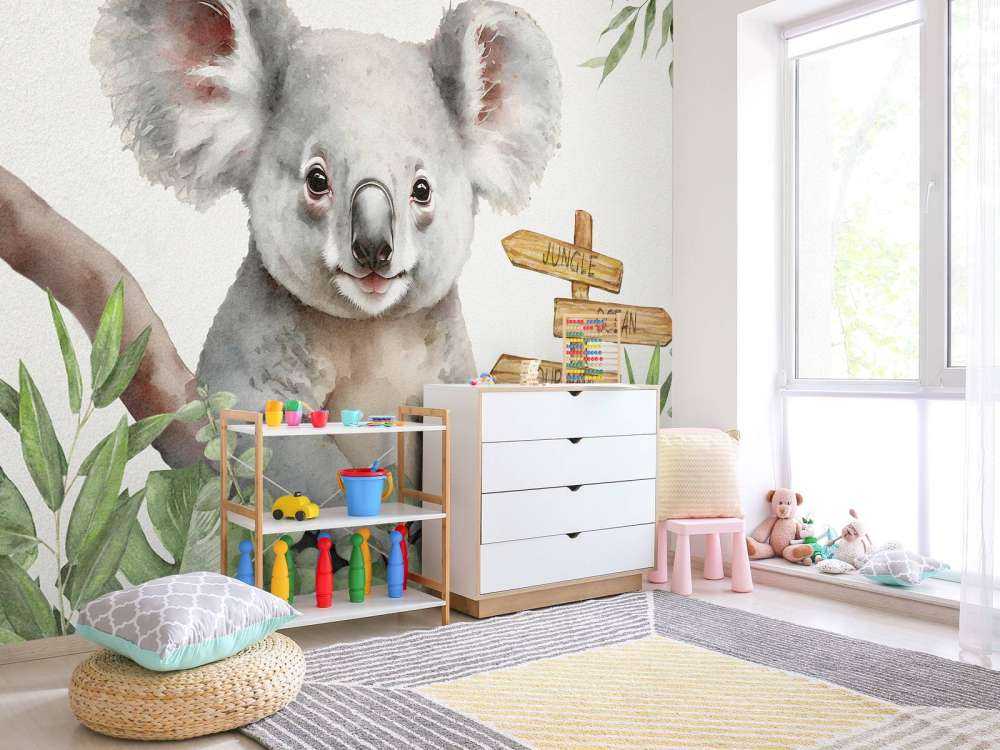 Baby koala i junglen