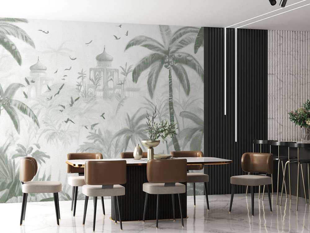 Orientalsk Have ved Daggry, grøn