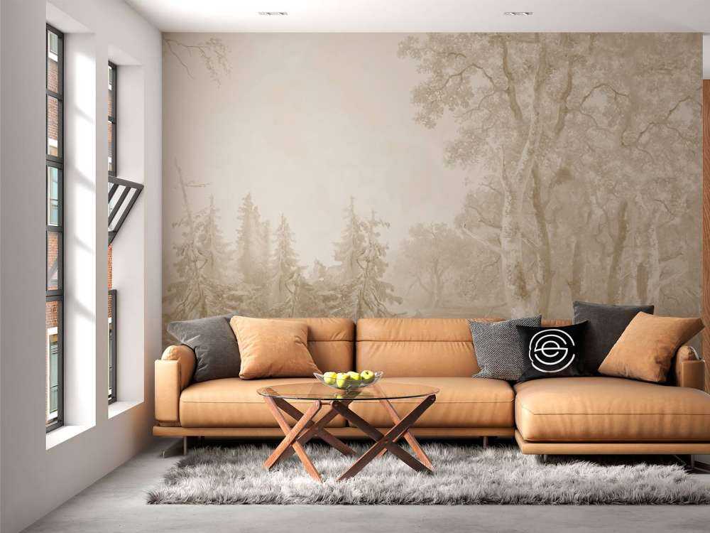 Skovlandskab Beige #1