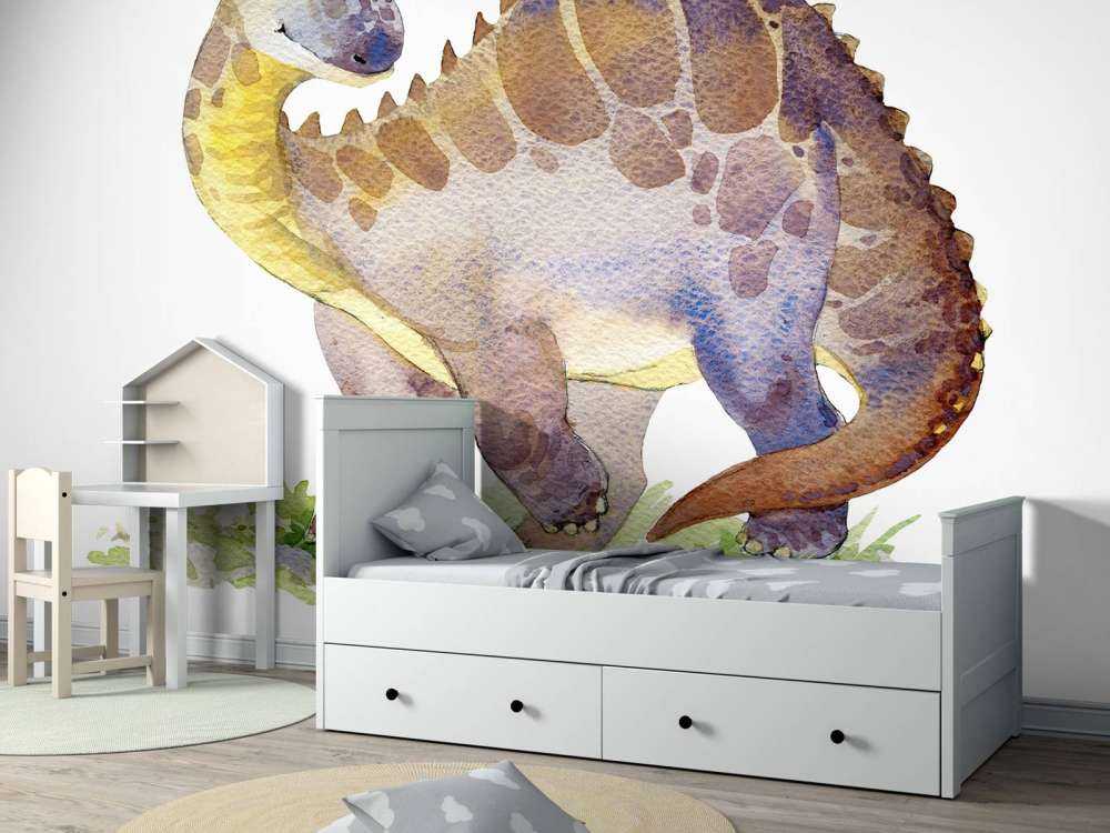 Dinosaur fra akvarel