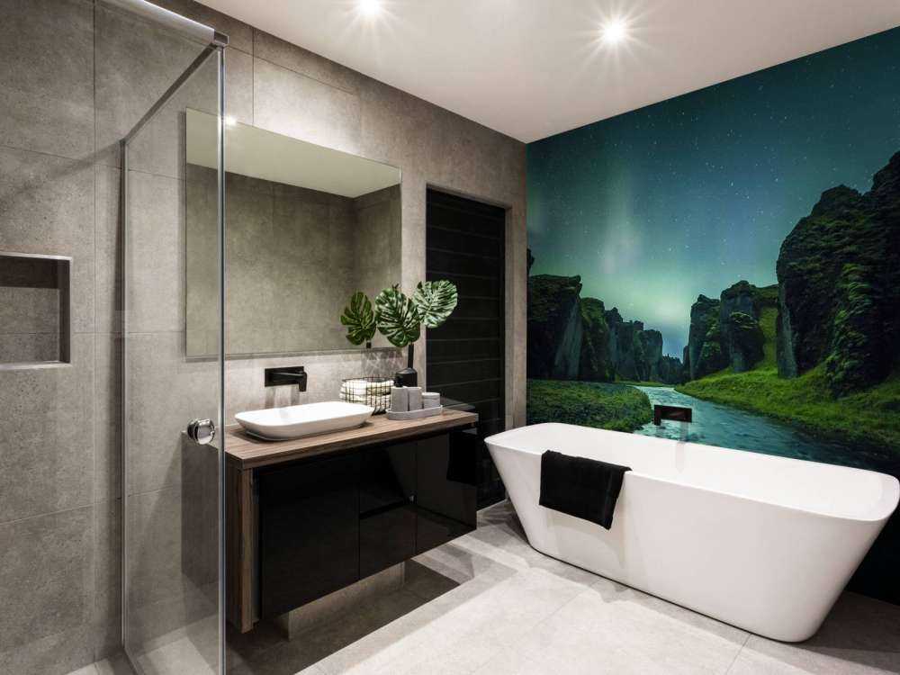 Nordlys over fjellet