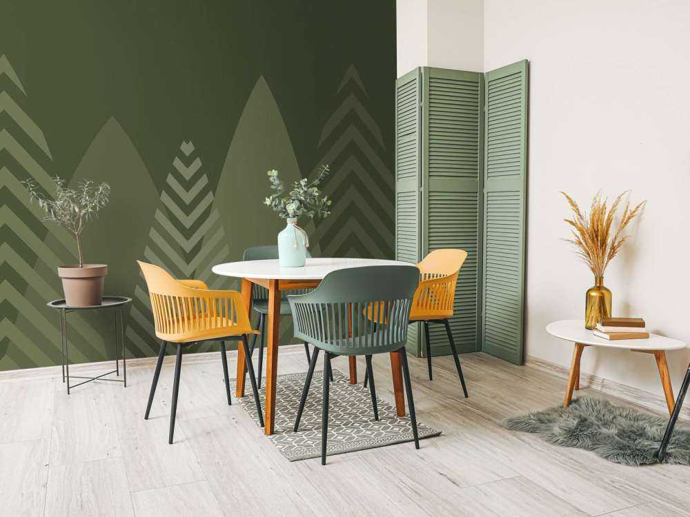 Høye fjell, grønne