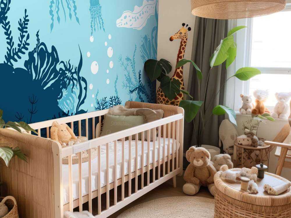 Blå undervannsverden