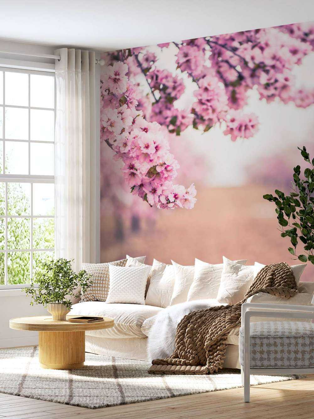 Lilla japanske blomster