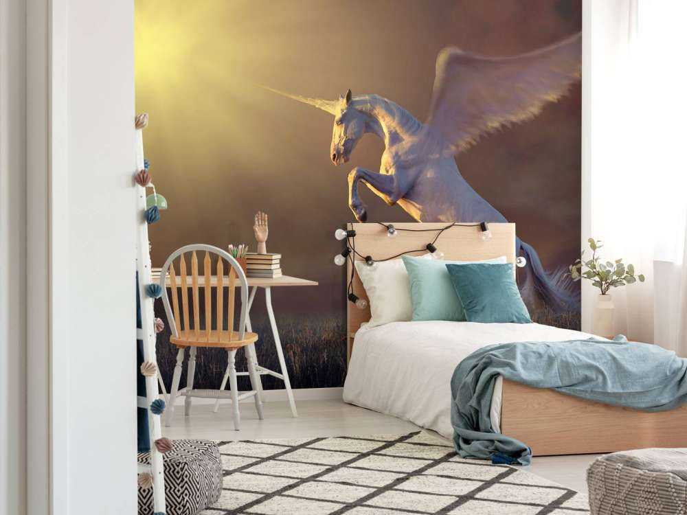 Enhjørning med vinger