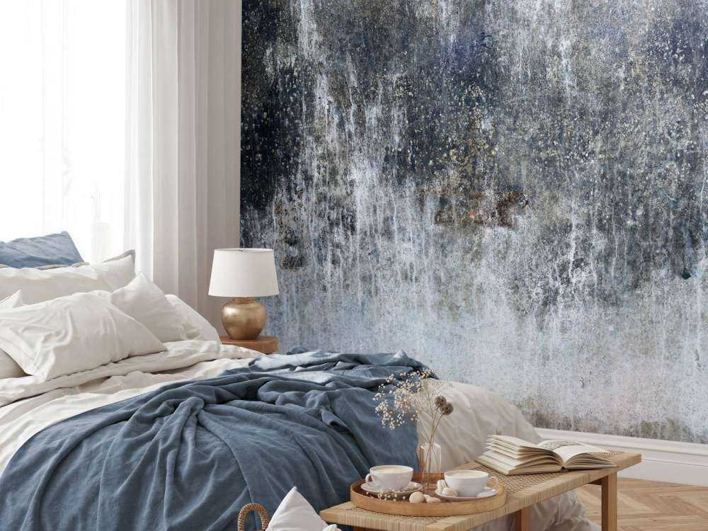 Gammel forvitret vegg