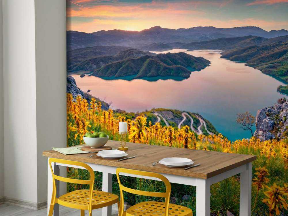 Soloppgang på Lake Bovilla