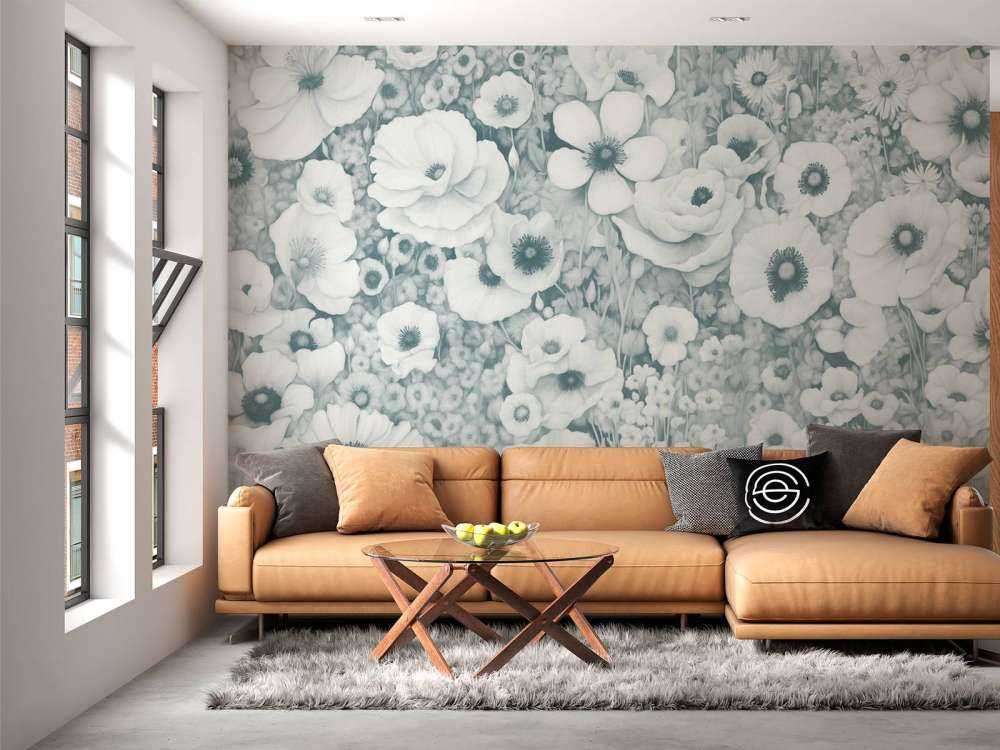 Poppy Tale Monokrom Hav