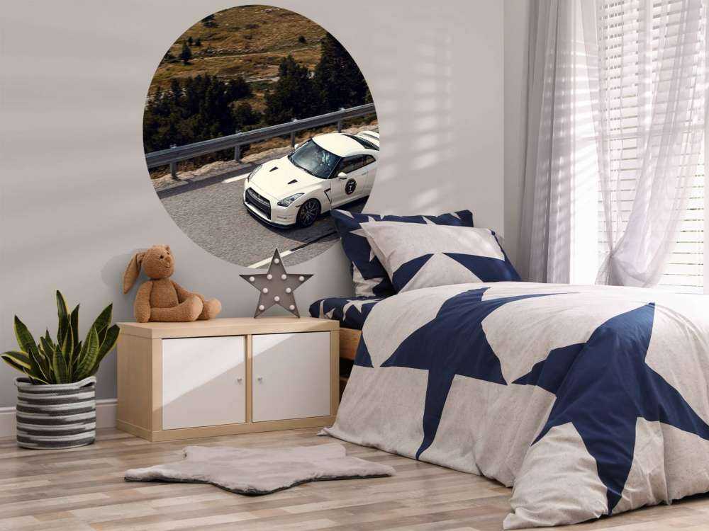 Nissan GT-R på fjellvei