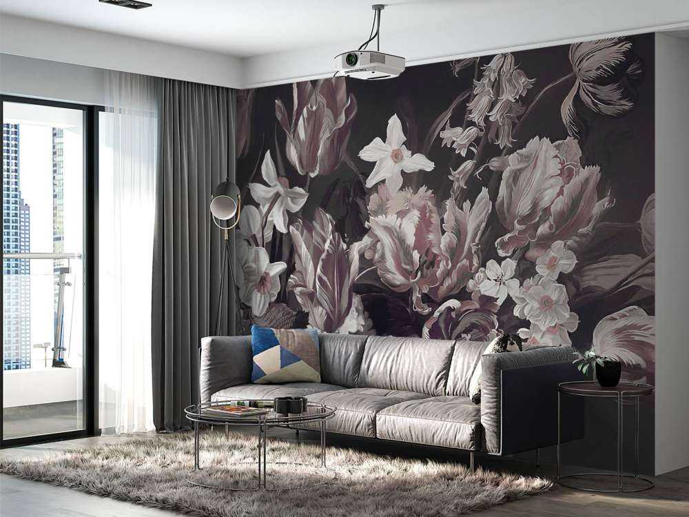 Bukett med rosa pioner