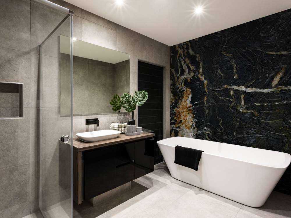 Marmor med lys struktur