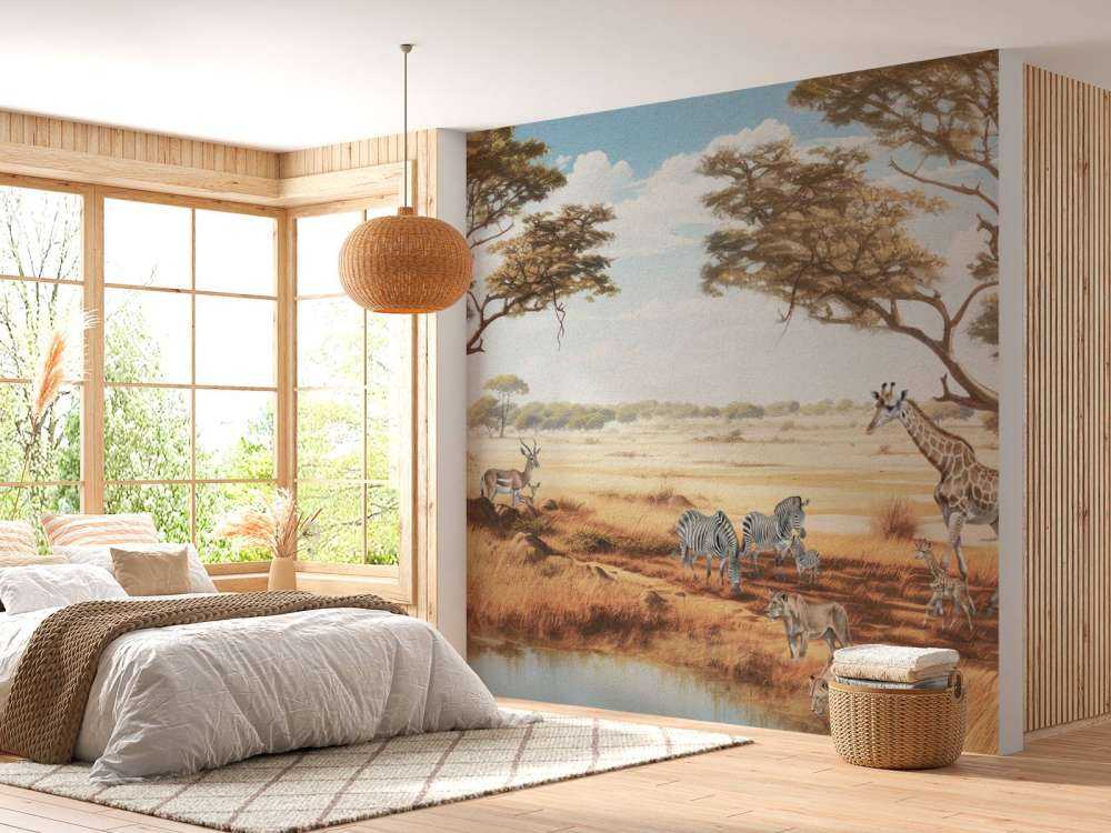 Safarilandskap i farger