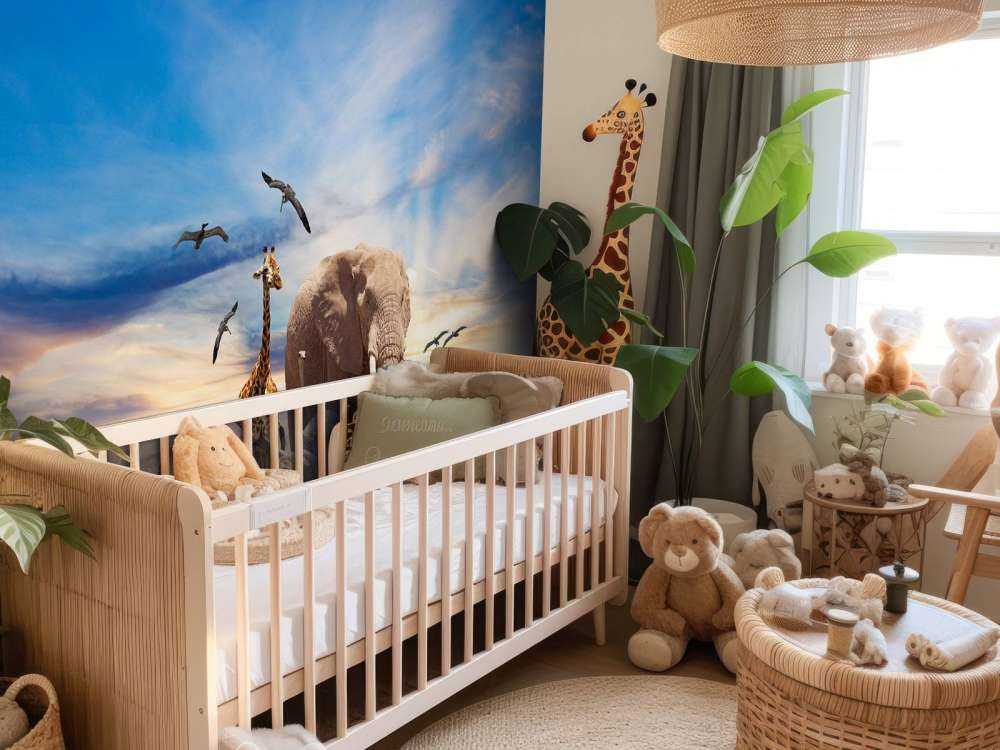 Gruppe afrikanske dyr