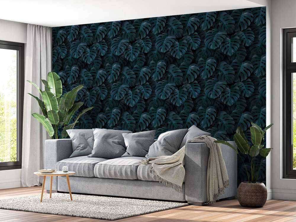 Tropiske grønne Monstera-blader
