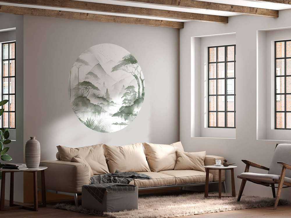 Fjellsjø i Tåkete Blekk, grønn