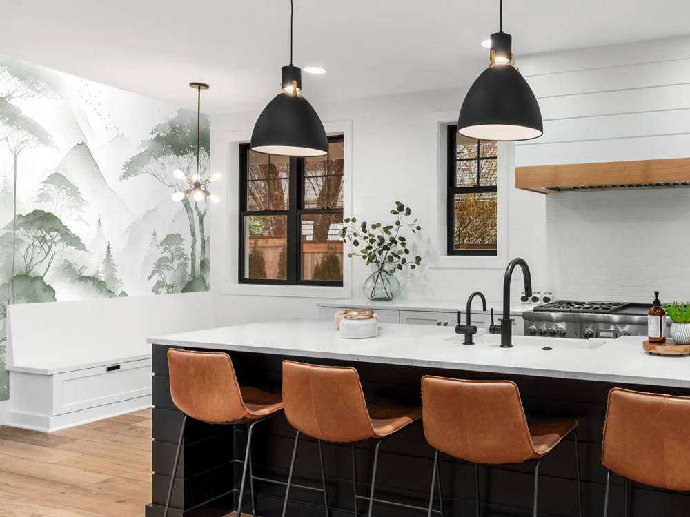 Fjellsjø i Tåkete Blekk, grønn